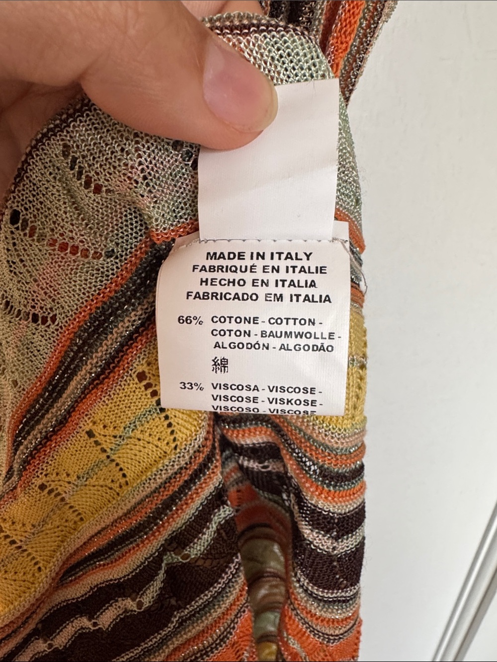 Missoni Striped Sleeveless Maxi Dress in Orange, Yellow, Cream - Picture 12 of 13